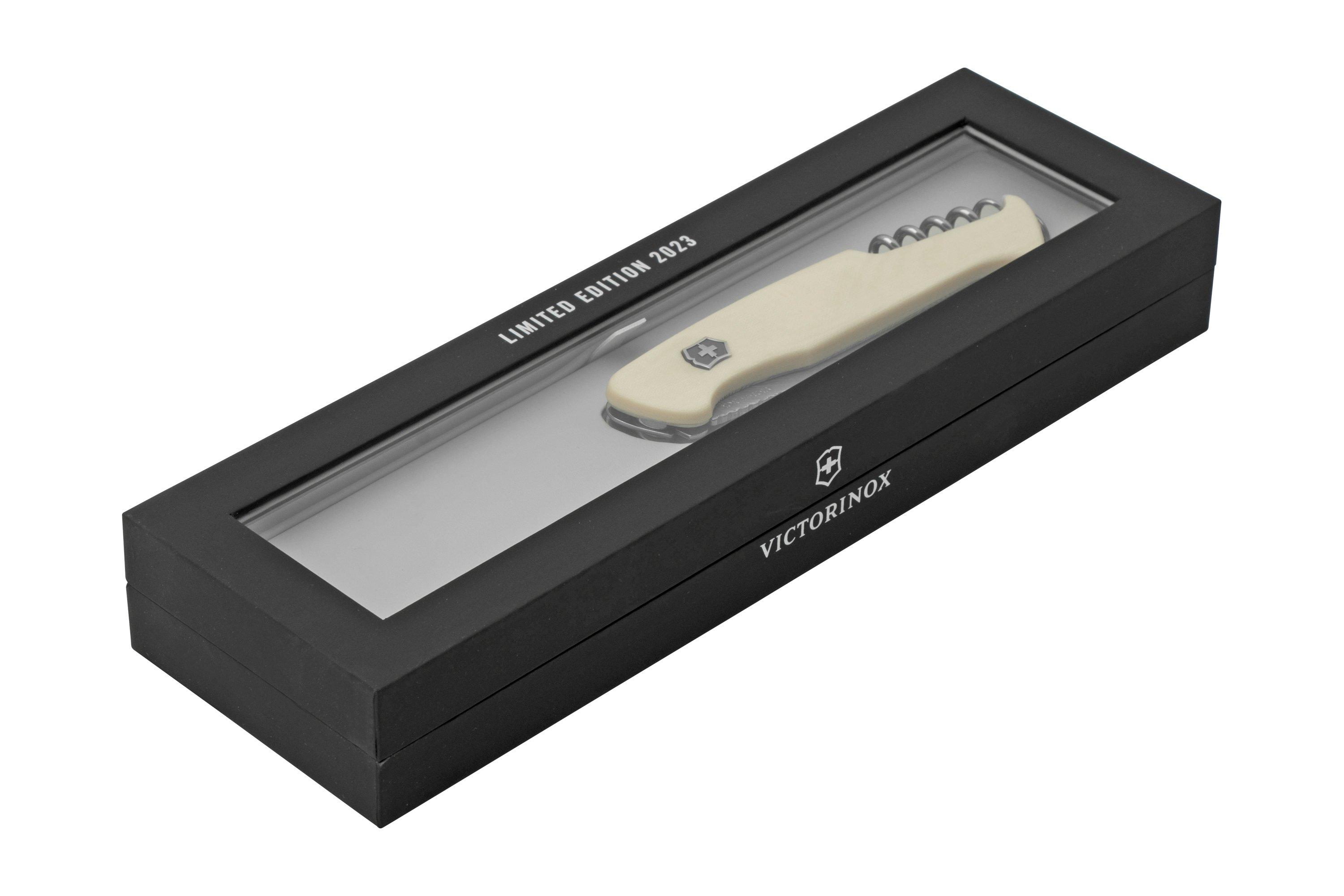 Victorinox Ranger 55, 0.9561.J23 Damasteel, Ivory Micarta, couteau de