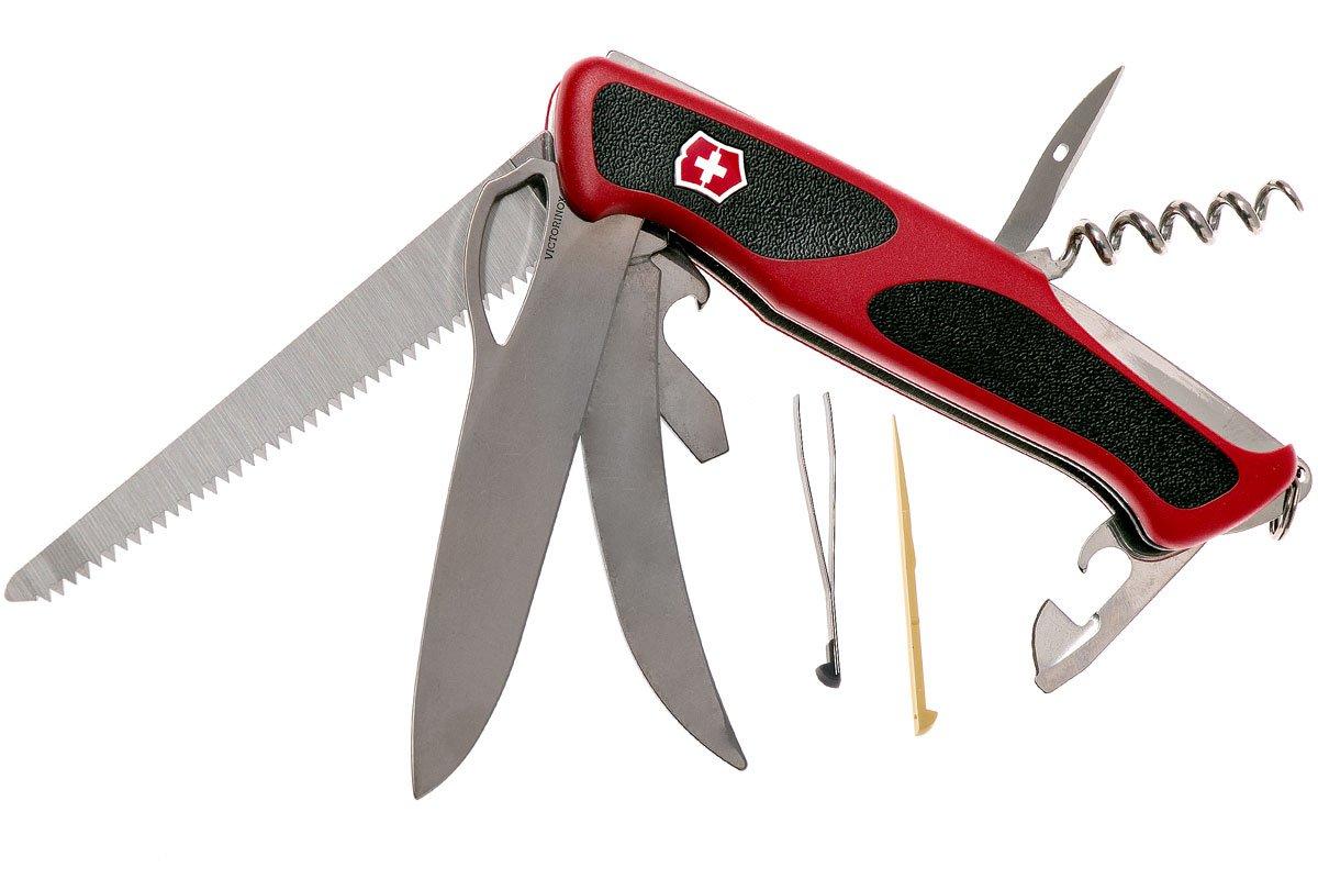 Victorinox Ranger Grip 78 Red/Black One Hand Lock Blade 130mm