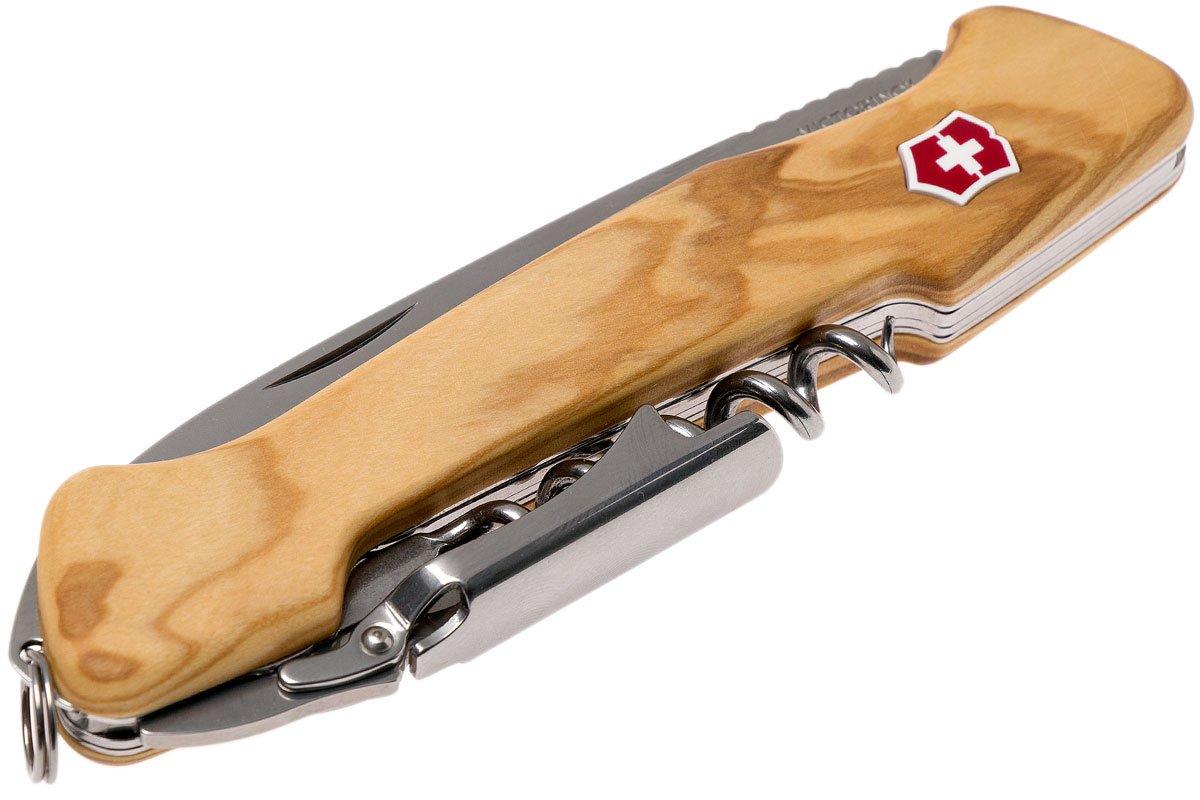 Victorinox Wine Master Olive pocket knife with double lever corkscrew 0.9701.64