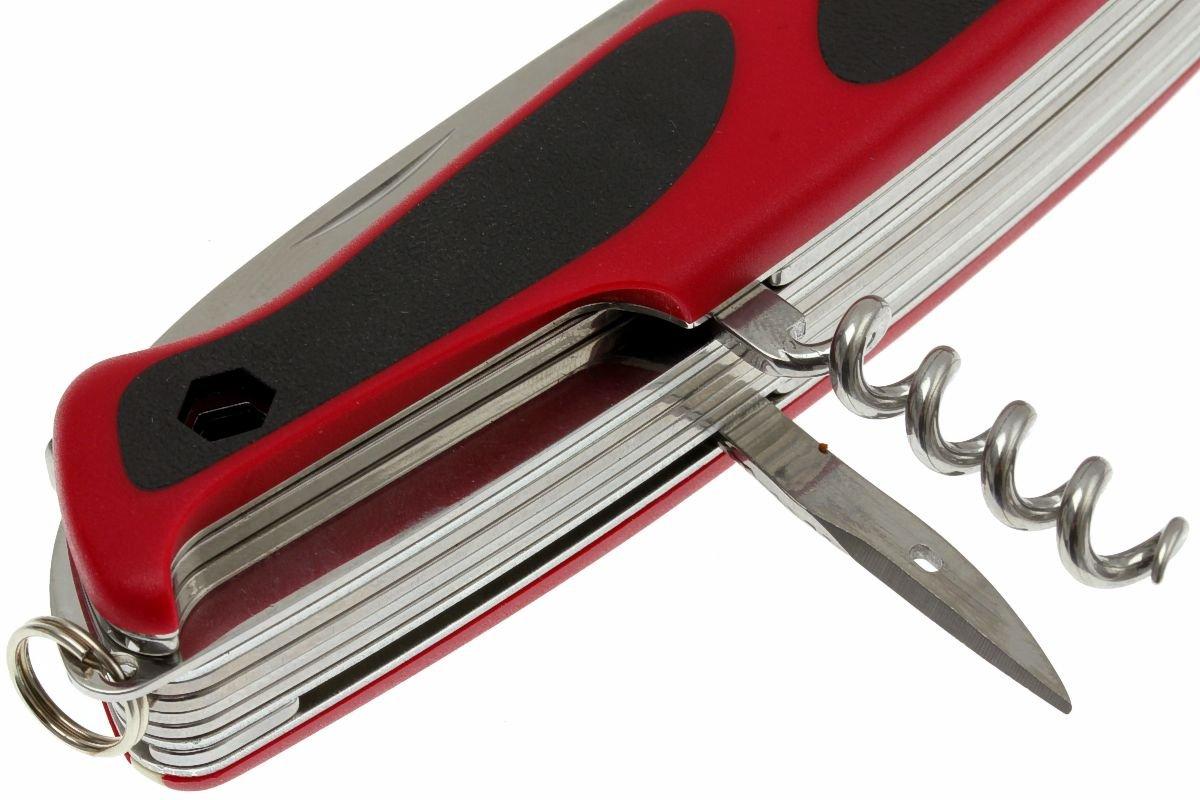 NAVAJA SUIZA VICTORINOX RANGERGRIP 68. ROJA - Aceros de Hispania