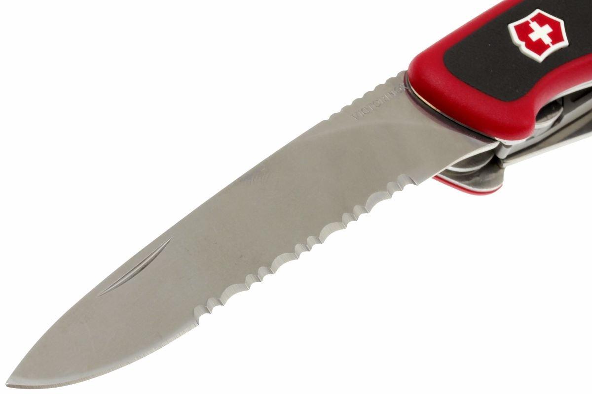 Navaja suiza Victorinox Ranger Grip 74 0.9723.CB1 Roja/Negra, 14 funciones  Incluye una hoja bloqueable