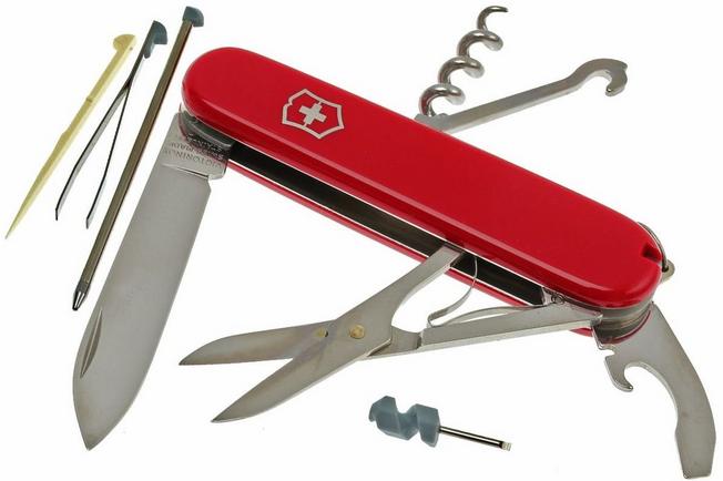 Victorinox Compact, coltellino svizzero, rosso  Fare acquisti  vantaggiosamente su