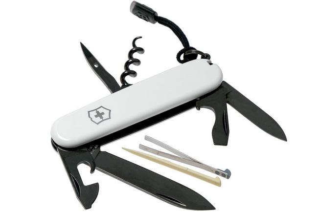 White swiss army discount knife