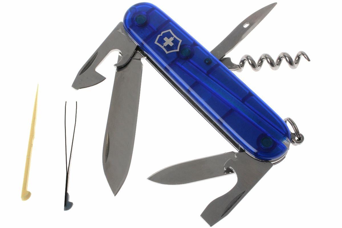 Victorinox Spartan, coltellino svizzero, blu trasparente