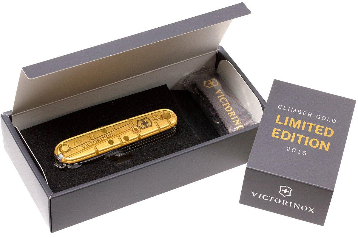 Victorinox Climber Gold Limited Edition Swiss army knife 1.3703