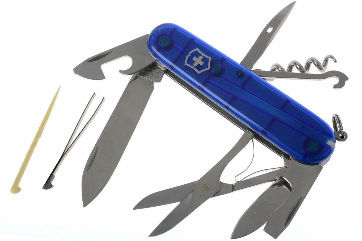 Victorinox Climber transparent blue Advantageously shopping at