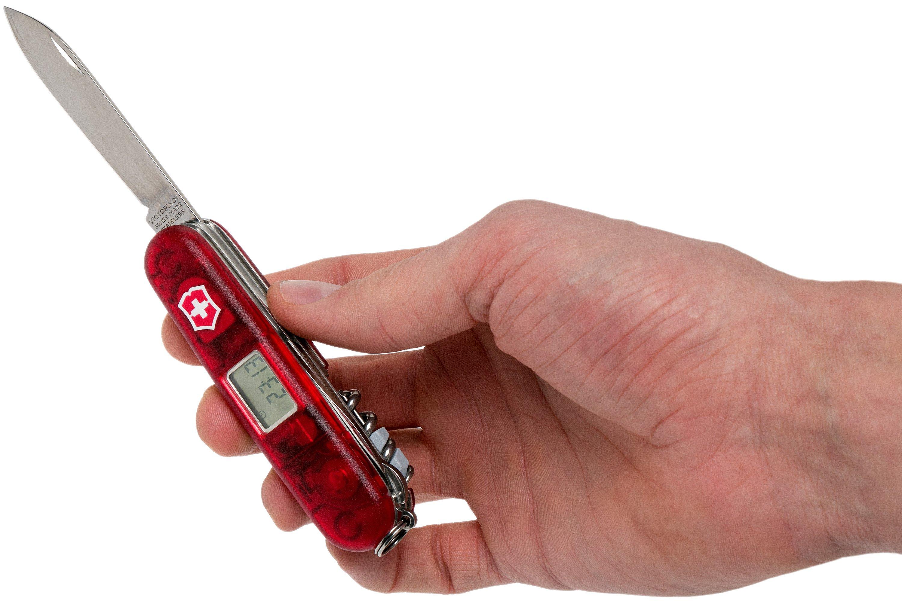 Victorinox Traveller translucent red 1.3705.AVT Swiss pocket knife 