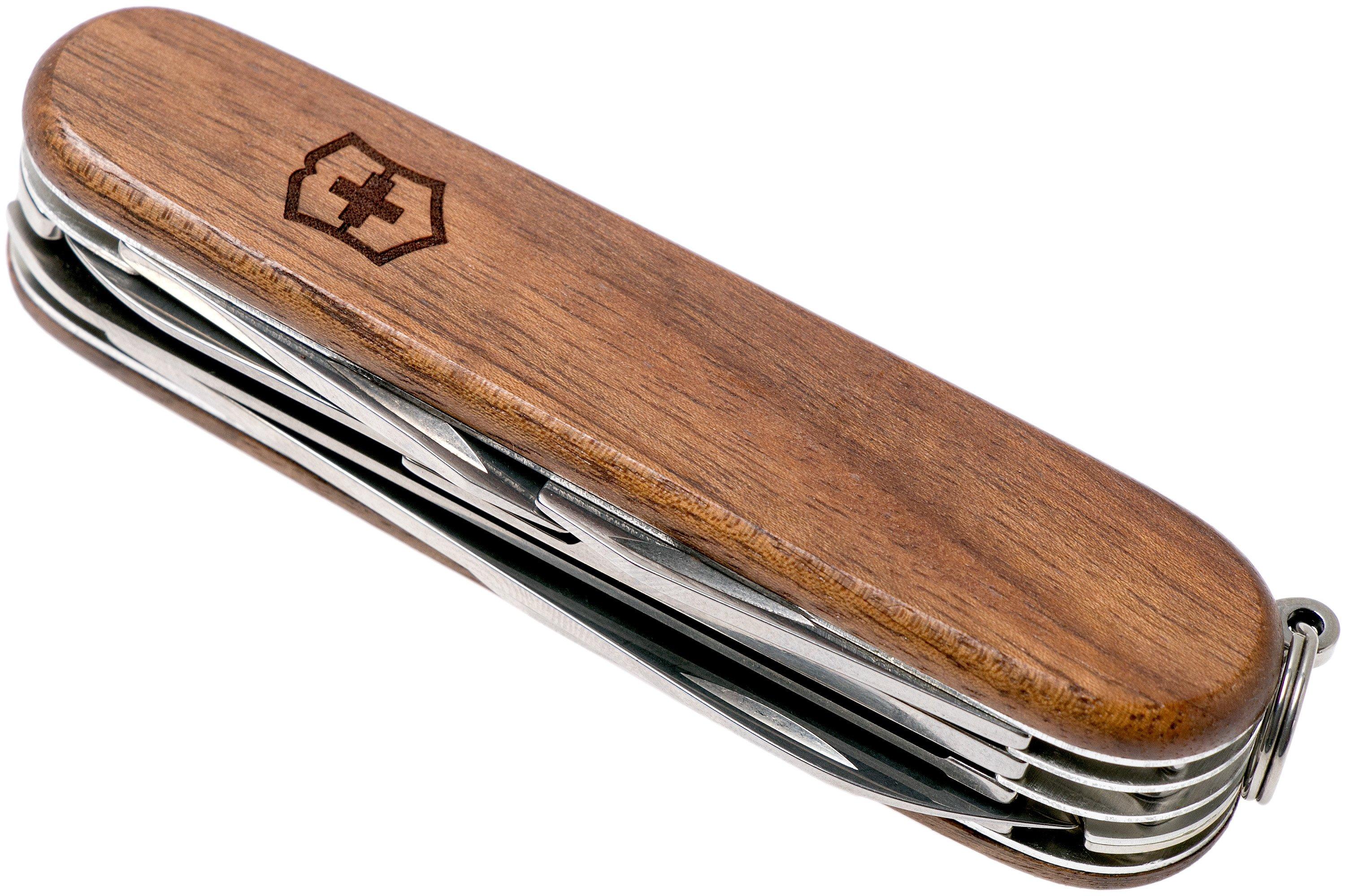 1.3711.63 Victorinox Swiss Army Pocket Knife Huntsman Wood Walnut 91mm