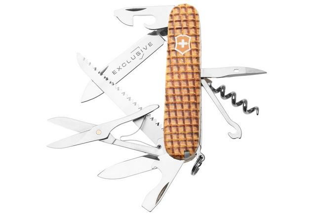 Bild für Victorinox Huntsman Stroopwafel Edition 1-3713-7R2 Knivesandtools Exclusive Schweizer Taschenmesser