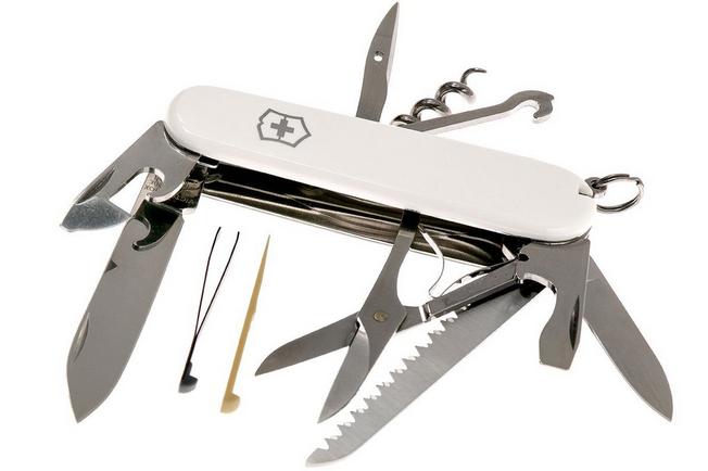 Victorinox Huntsman, Swiss pocket knife, white  Advantageously shopping at
