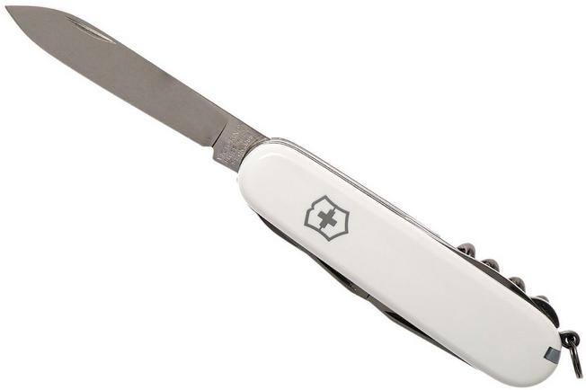 Victorinox Couteau économe Rapid avec micro-dentelure, Blanc