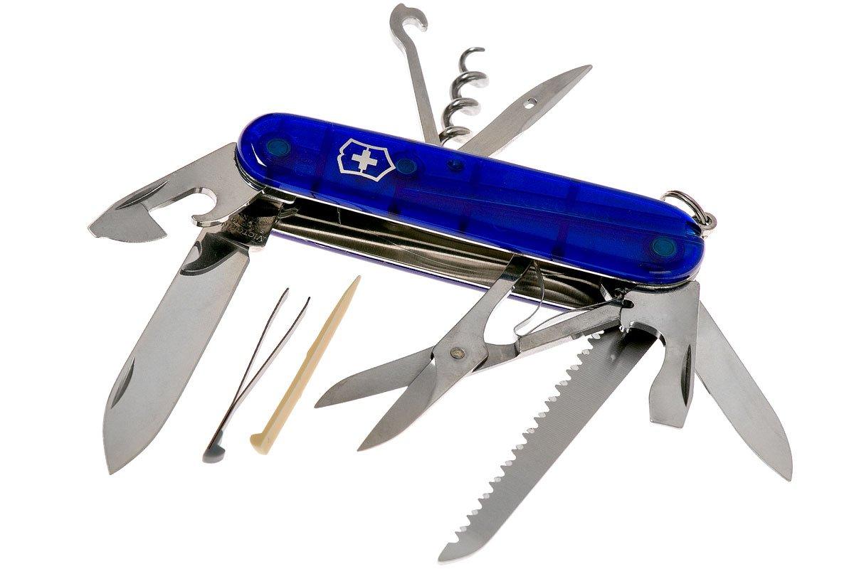 Victorinox Huntsman Swiss pocket knife blue Advantageously