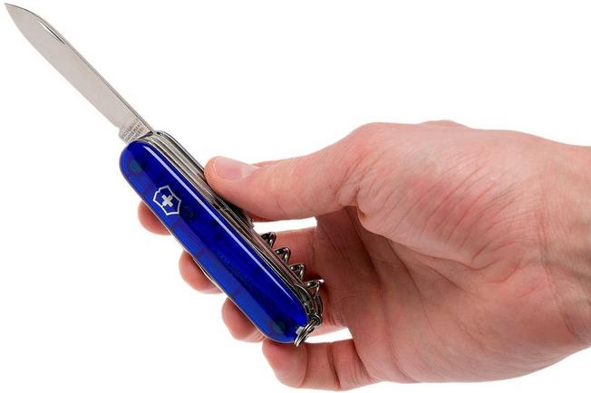 Victorinox Huntsman Swiss pocket knife blue Advantageously