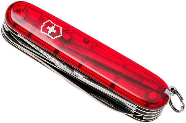 VICTORINOX HUNTSMAN SWISS ARMY POCKET KNIFE - RED 7611160100276