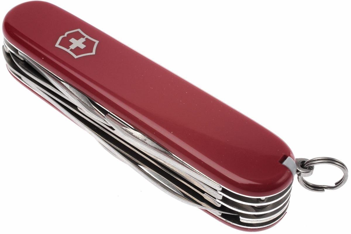  Victorinox 1.3713.7 Huntsman White 91mm Perfect for Sawing  Wood or Cutting Ropes When Climbing, Hiking and Camping in White 3.6 inches  : Folding Camping Knives : Sports & Outdoors