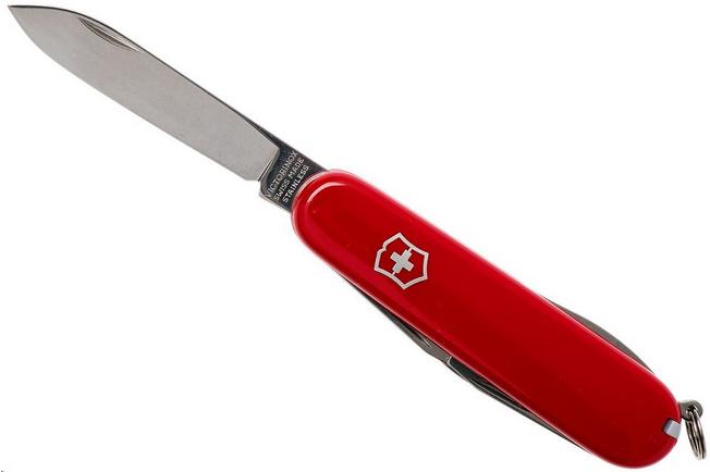  Victorinox Swiss Army Compact Pocket Knife, Red, 91mm : Tools &  Home Improvement