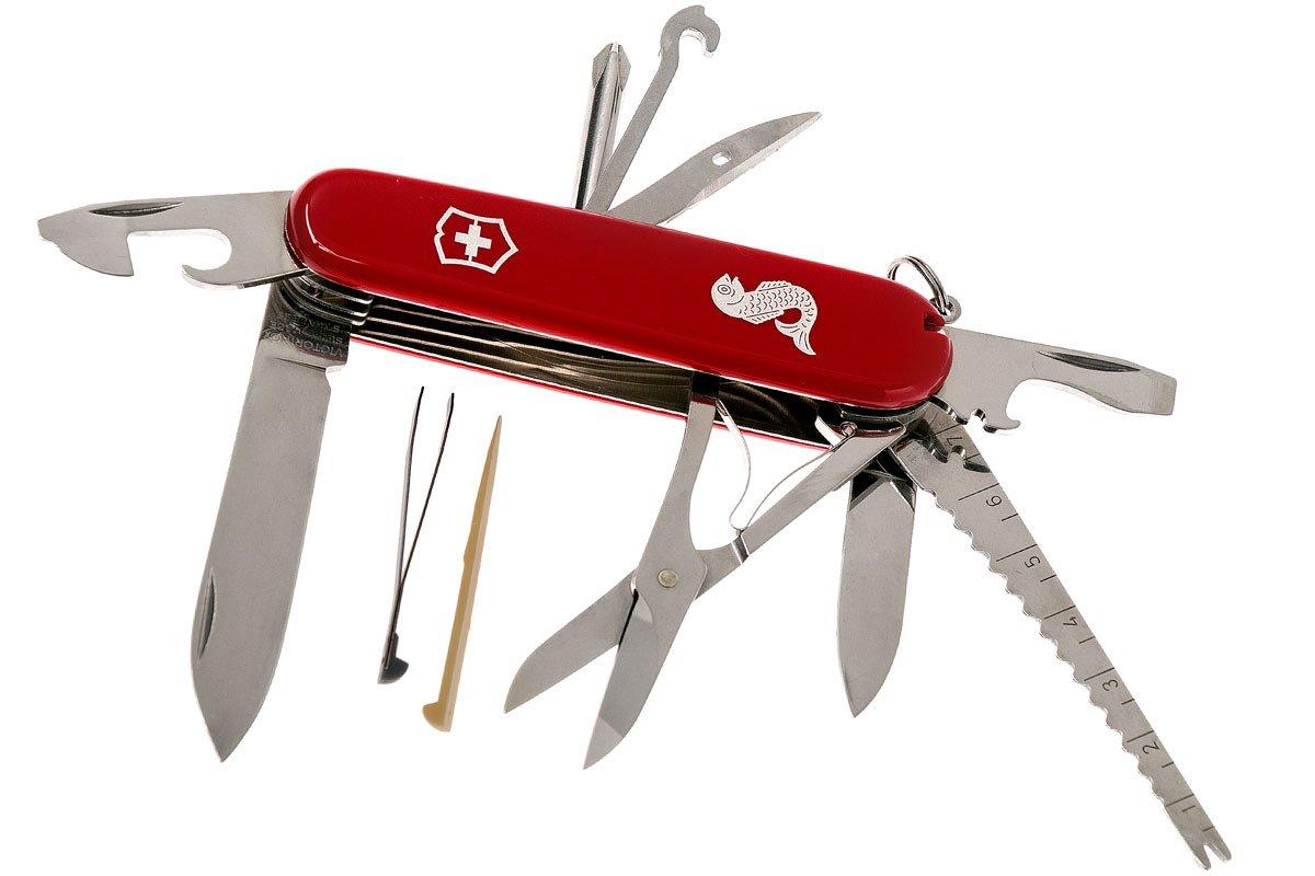 Victorinox Fisherman Swiss pocket knife red Advantageously