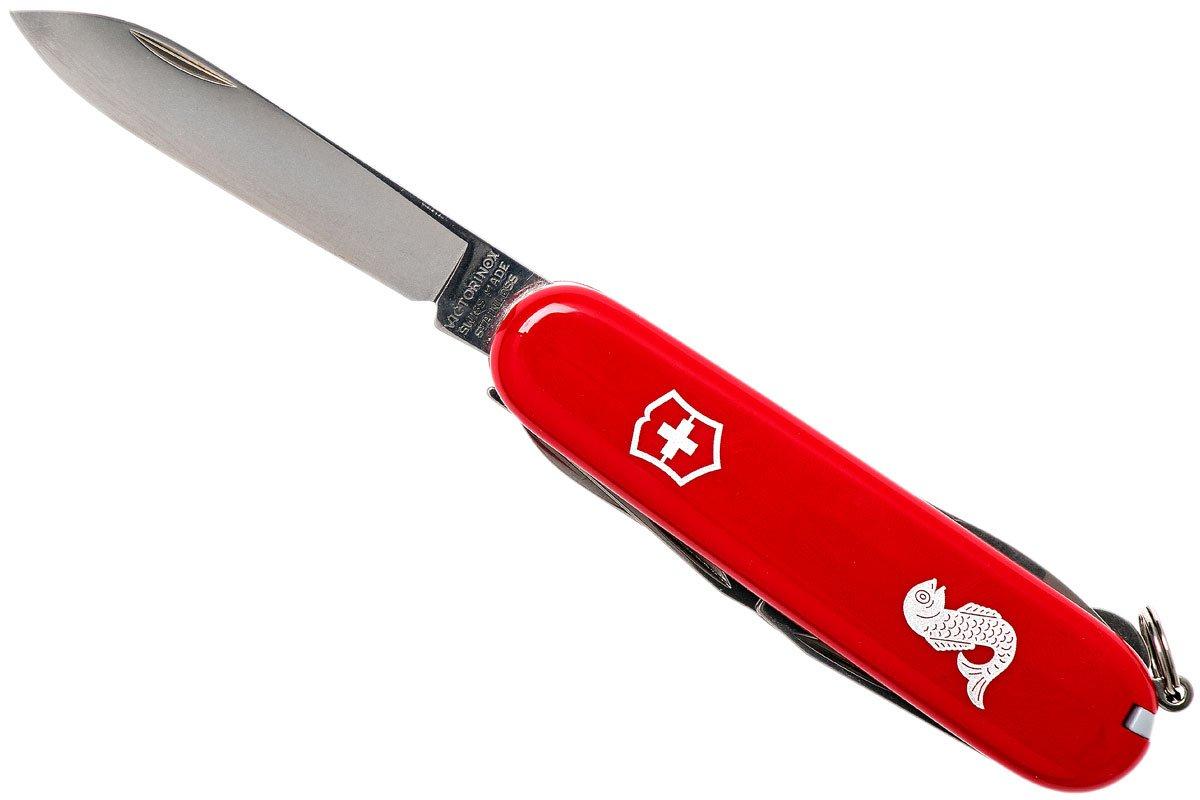 Coltello svizzero Victorinox Rimuovi squame Fisherman con ganci e forbici  18 funzioni ideale per la pesca