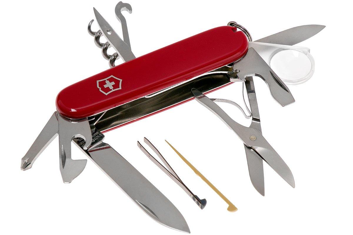 Victorinox Explorer Swiss pocket knife red Advantageously