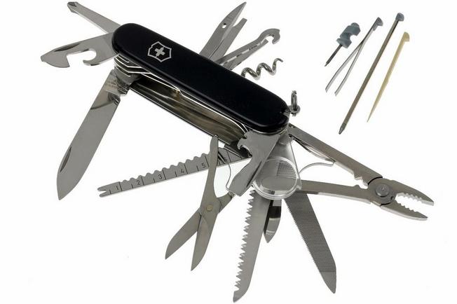 NAVAJA VICTORINOX SWISSCHAMP ROJA TRANSPARENTE 1.6795.T