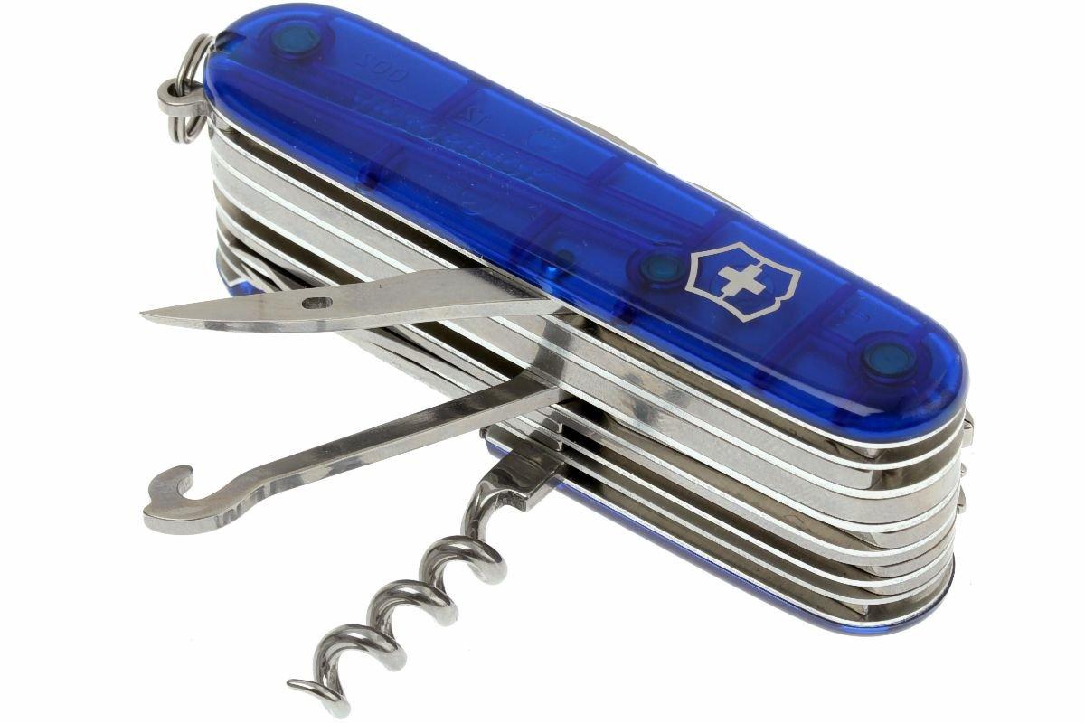 Victorinox Swisschamp (33) - blue transparant | Advantageously shopping ...