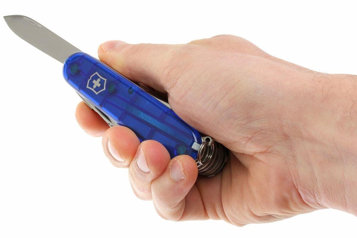 Victorinox Swisschamp 33 Blue Transparant Advantageously Shopping At Uk 0331