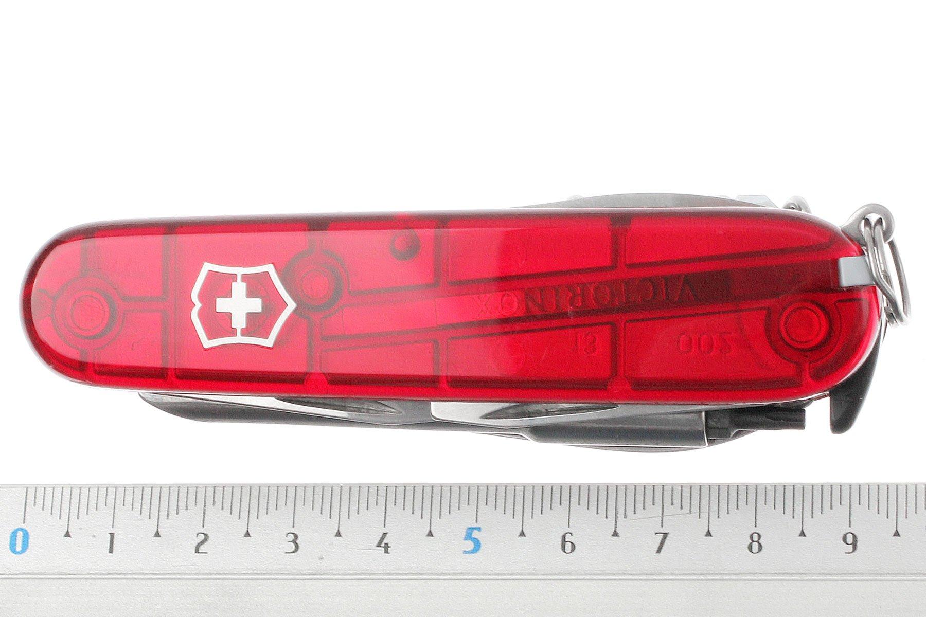 Victorinox Huntsman Red Transparent