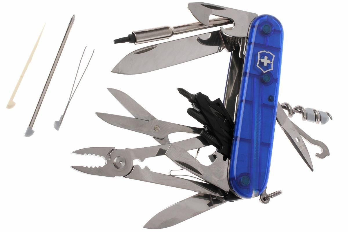 Navaja Suiza Victorinox CyberTool, Azul Trans. 34 usos Ref. 17725.T2