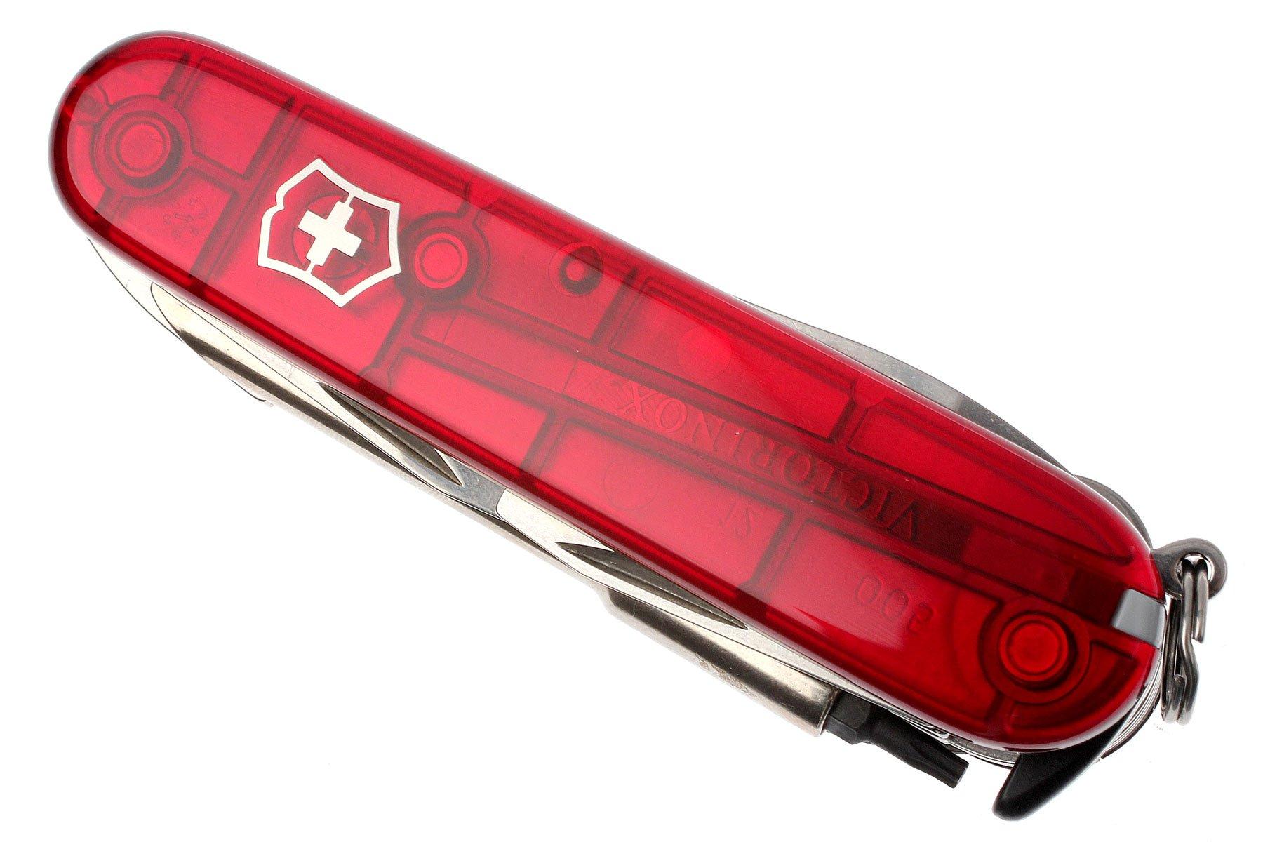 Victorinox Huntsman Red Transparent