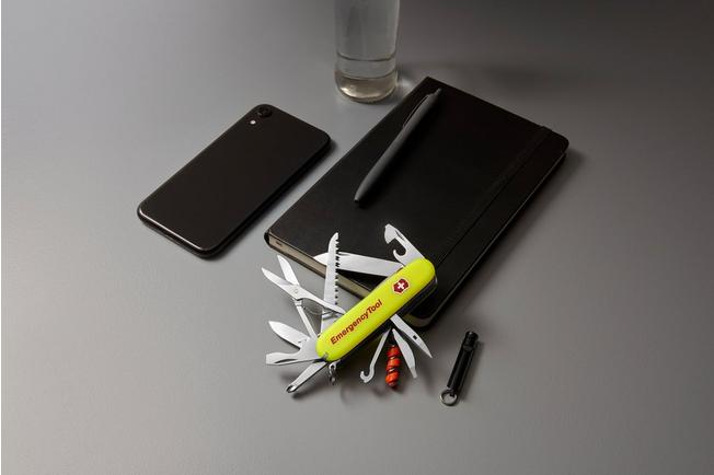 Bild für Victorinox Huntsman Lite Emergency Tool 1.7915.E808 Luminescent Yellow, Schweizer Taschenmesser