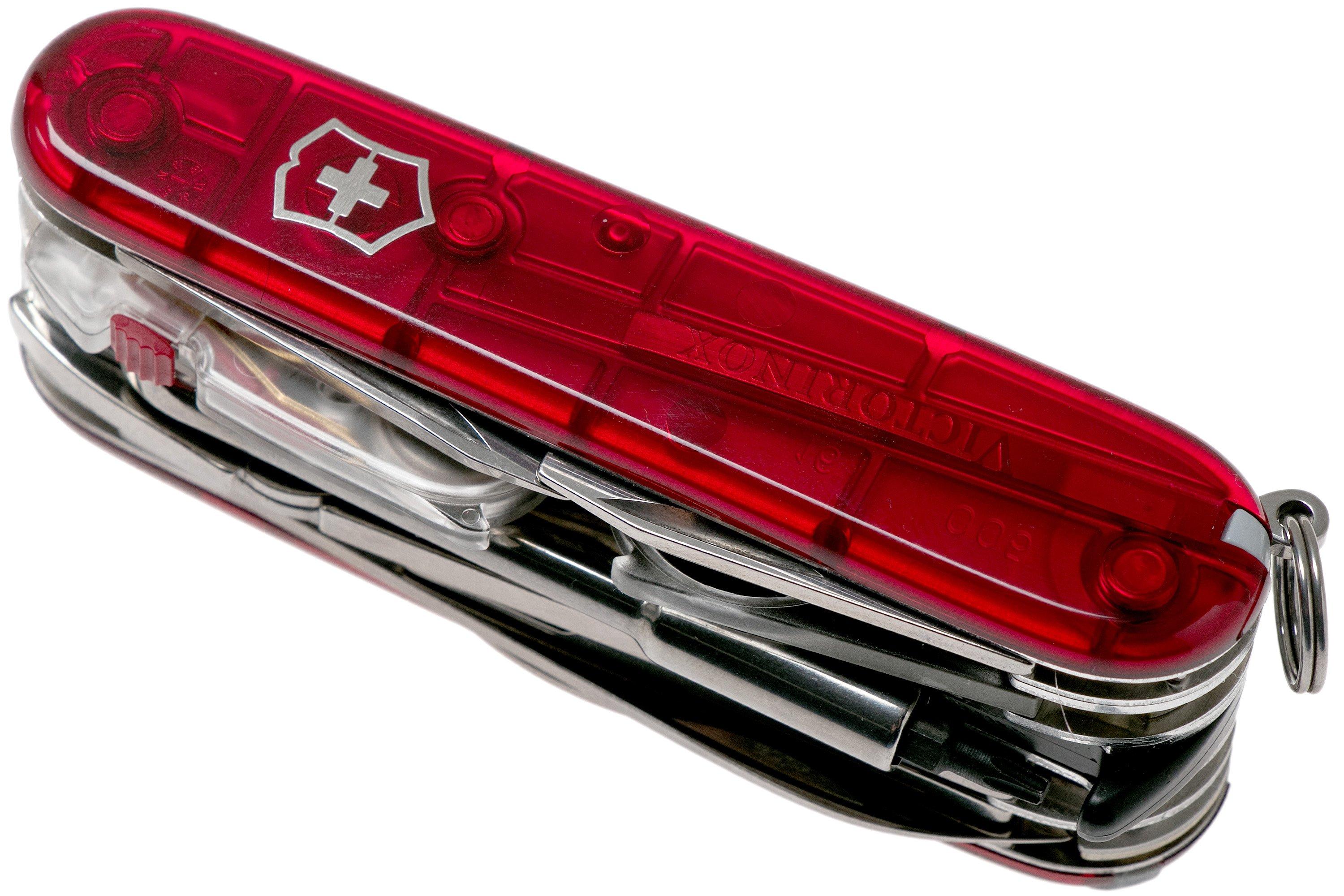 Victorinox CyberTool Lite Swiss pocket knife transparant red