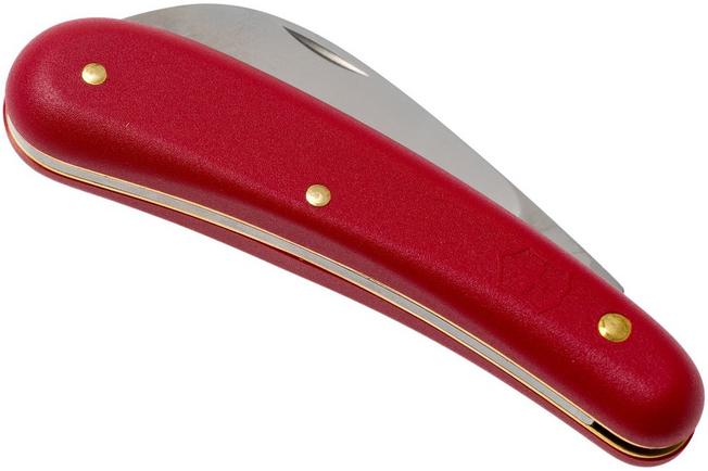 Victorinox coltello da gardiniere grande, rosso 1.9301