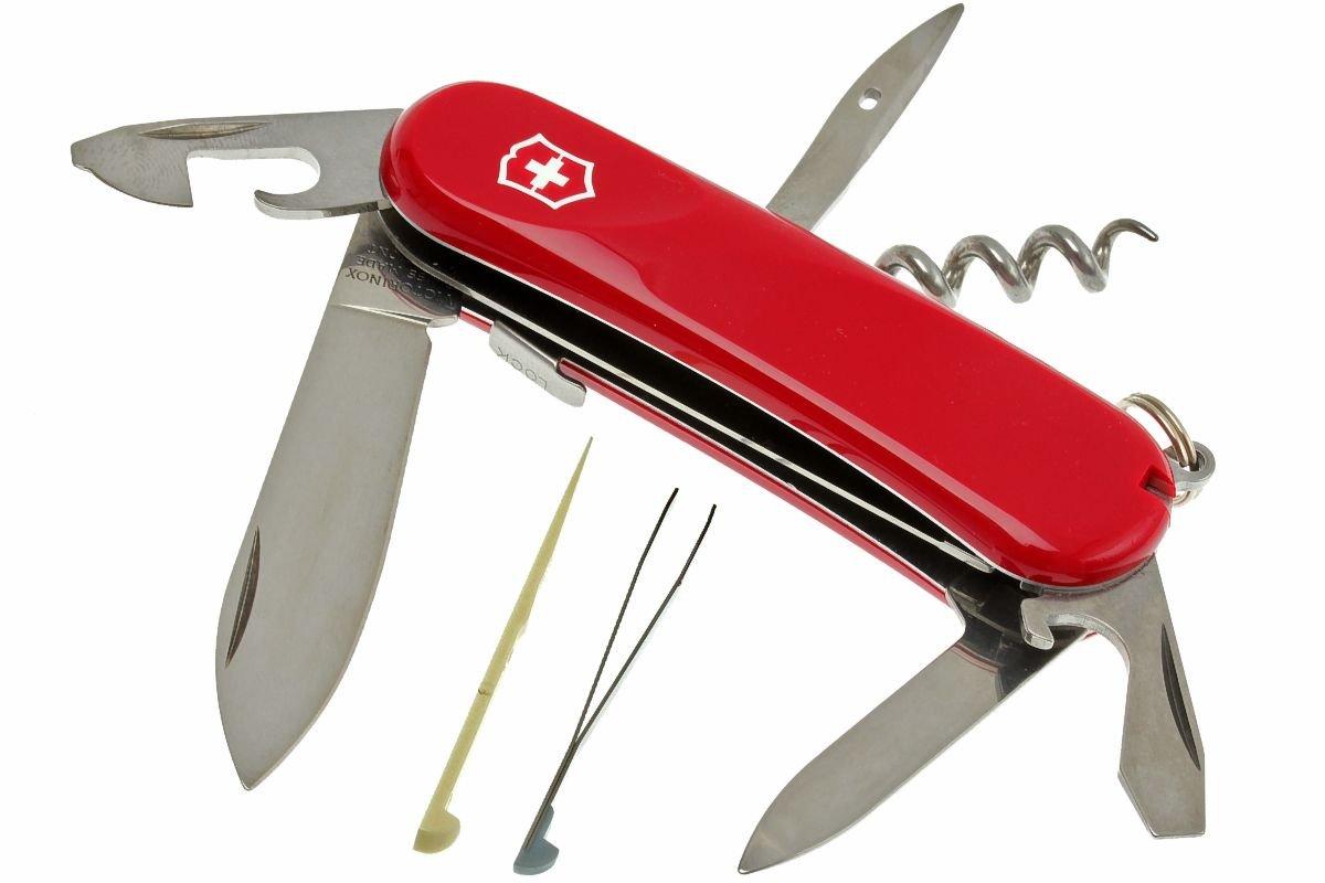 Victorinox Swiss Army Evolution 10 Swiss Army Knife, 13 Functions, Red