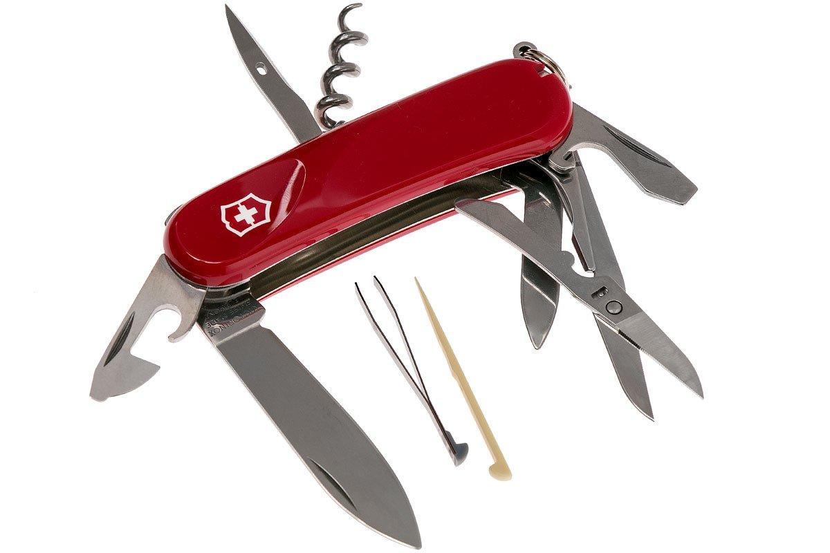 chez　couteau　Evolution　rouge　14　prix　avantageux　Achetez　suisse　Victorinox　à