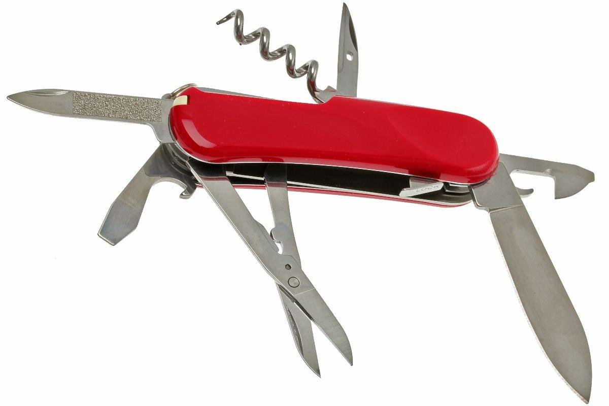  Victorinox Swiss Army Evolution S17 Pocket Knife, Red, 85mm :  Tools & Home Improvement