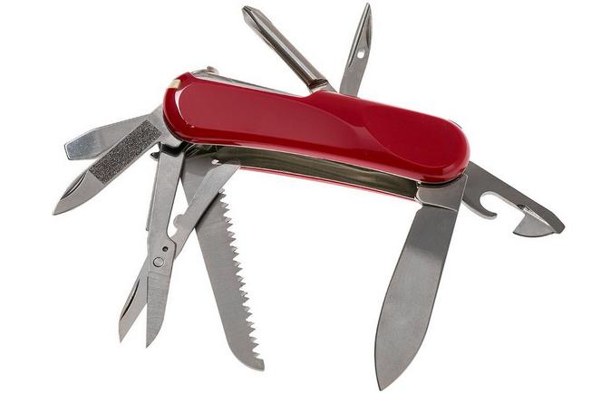 Victorinox Evolution 18 Swiss pocket knife red Advantageously