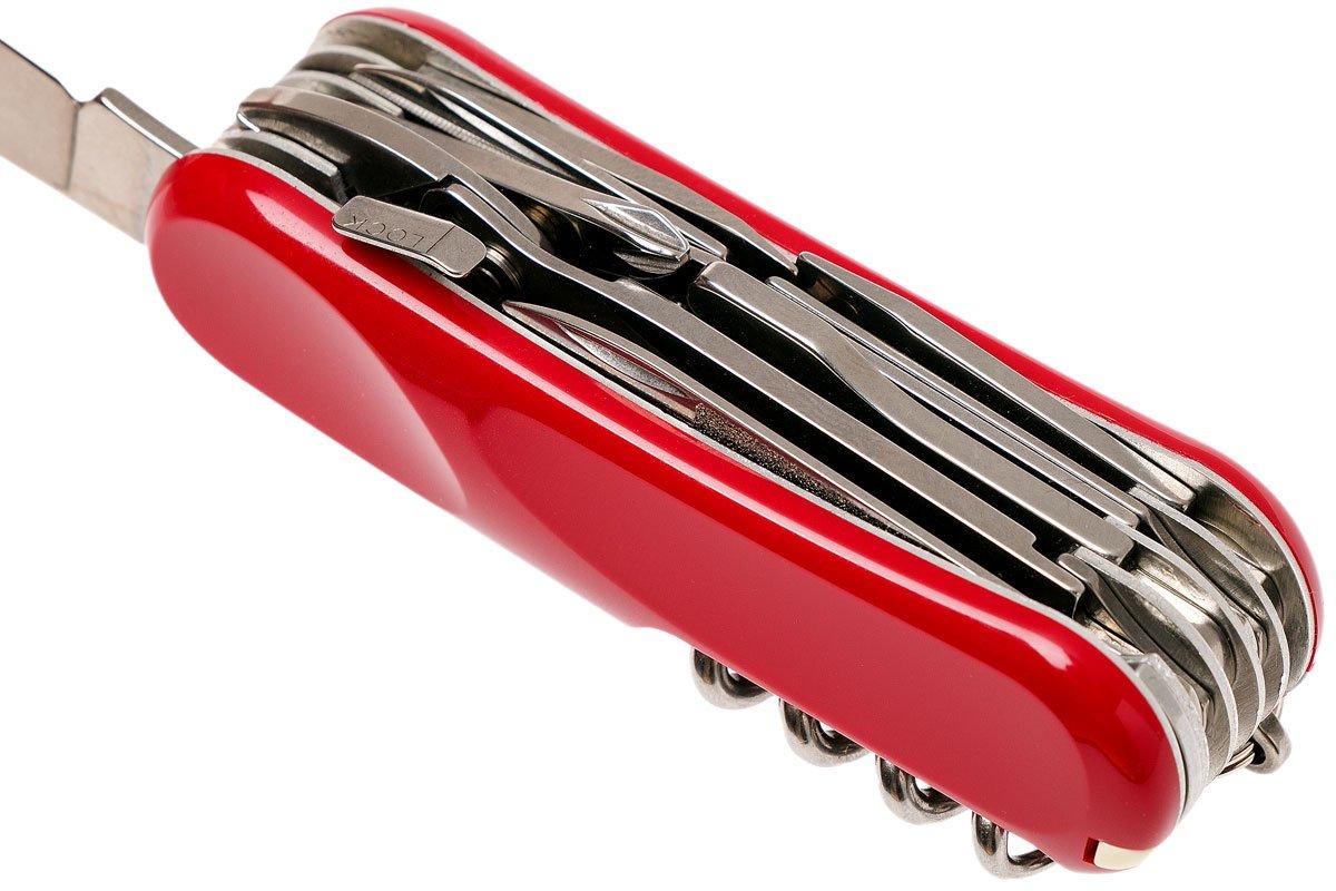 Coltellino svizzero Victorinox Evolution S54 Rosso/Nero 2.53393.SC con 31  funzioni tra cui pinze, cacciavite e lima per unghie, con lama bloccabile  Economici, prezzi e offerte