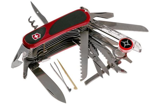 Victorinox EvoGrip S54, pocket knife, red/ black | shopping at Knivesandtools.com