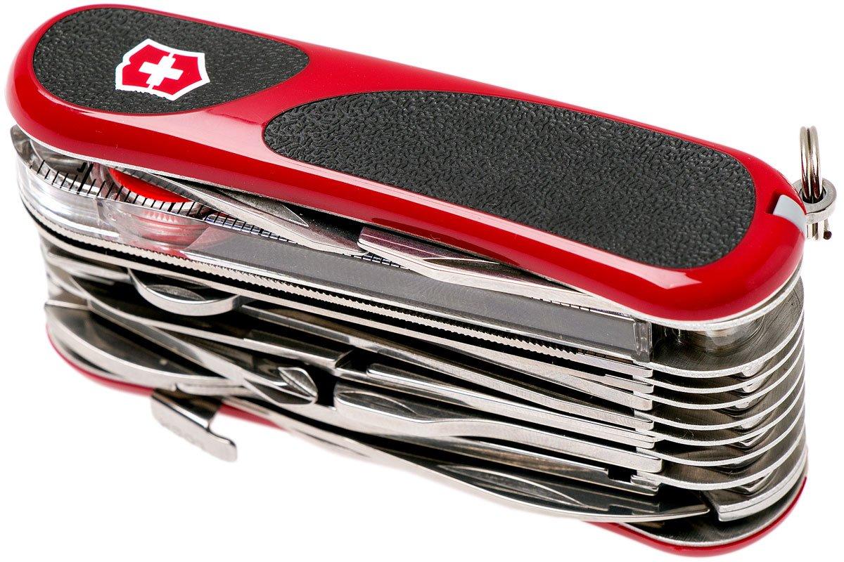 Coltellino svizzero Victorinox Evolution S54 Rosso/Nero 2.53393.SC con 31  funzioni tra cui pinze, cacciavite e lima per unghie, con lama bloccabile  Economici, prezzi e offerte