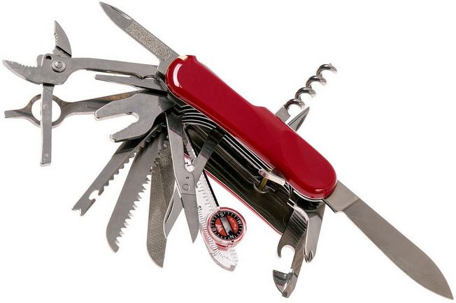 Coltellino svizzero Victorinox Evolution 17 2.3913.SC Rosso con 15 funzioni  tra cui forbici e lima