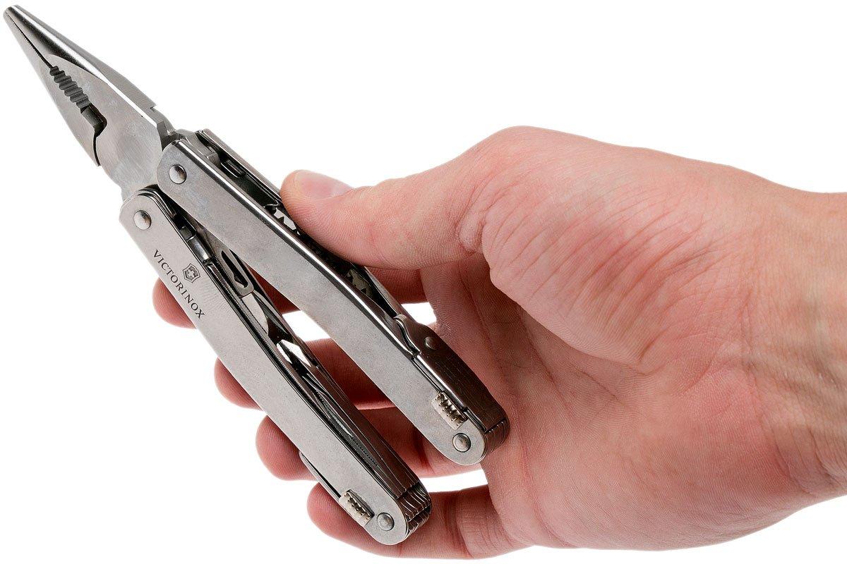 Victorinox SwissTool Spirit X, leather sheath Advantageously