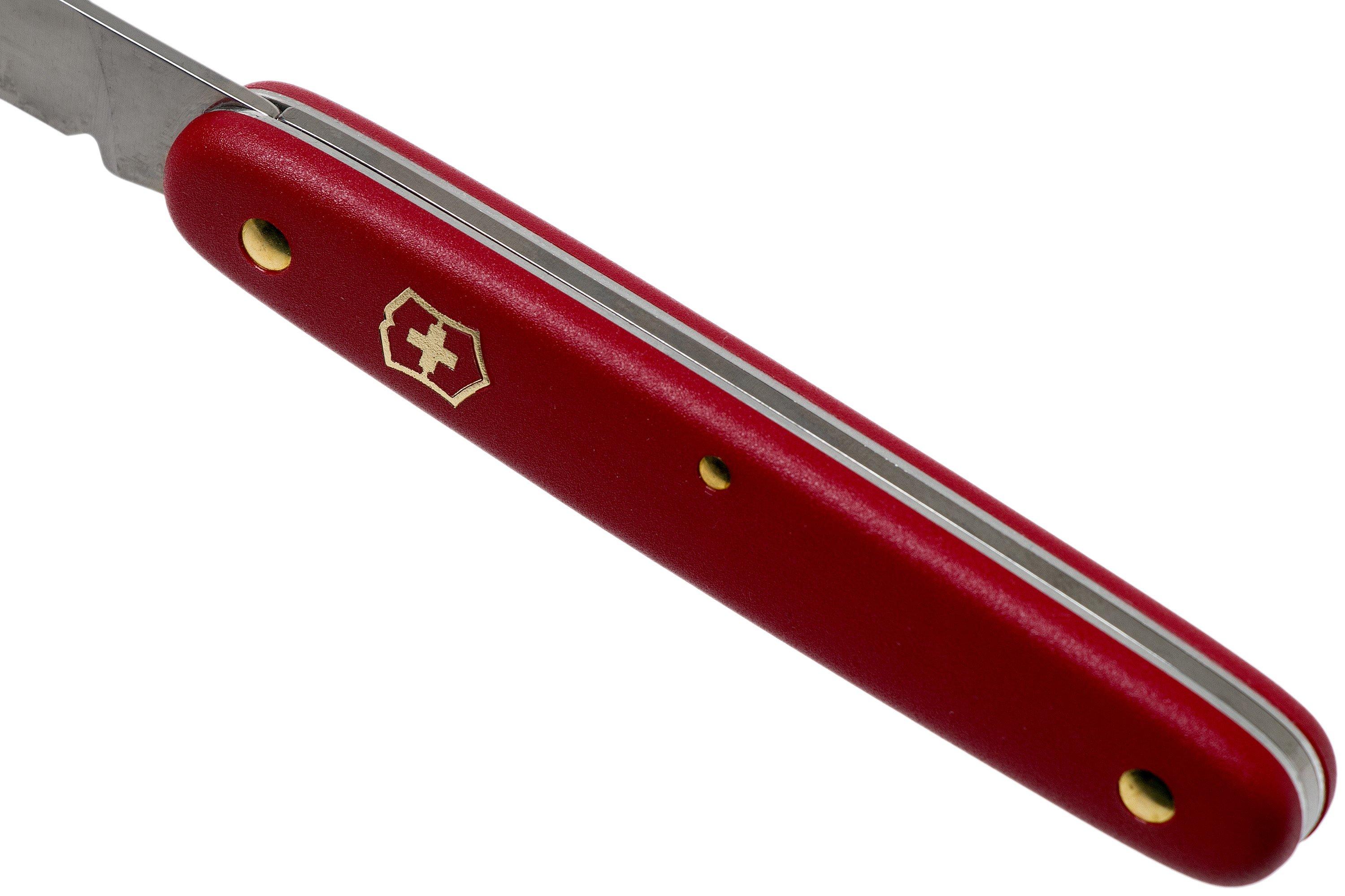 Victorinox Floral knife Left-handed 3.9450.B1 red