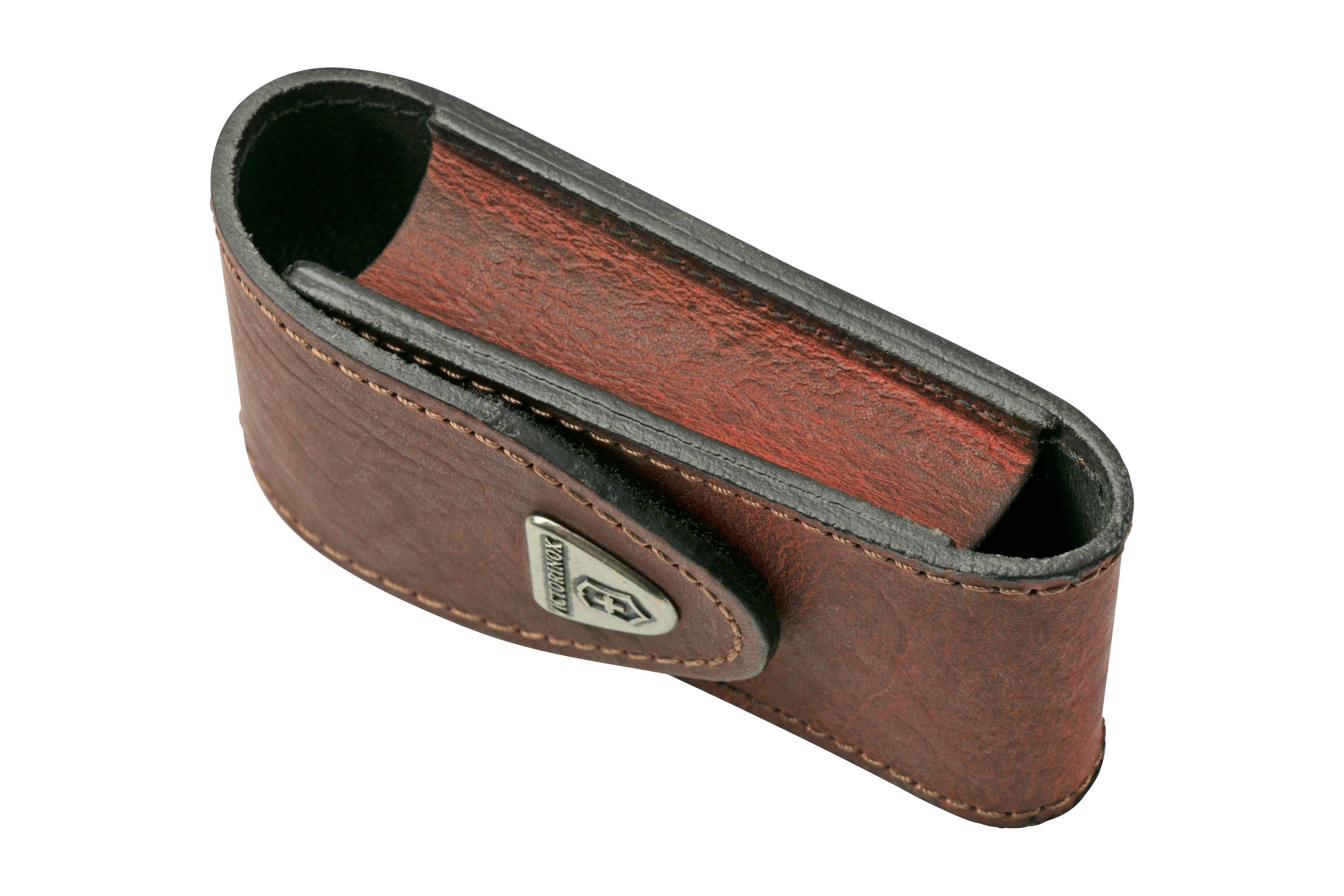 Victorinox belt sheath 4.0545, brown leather | Advantageously