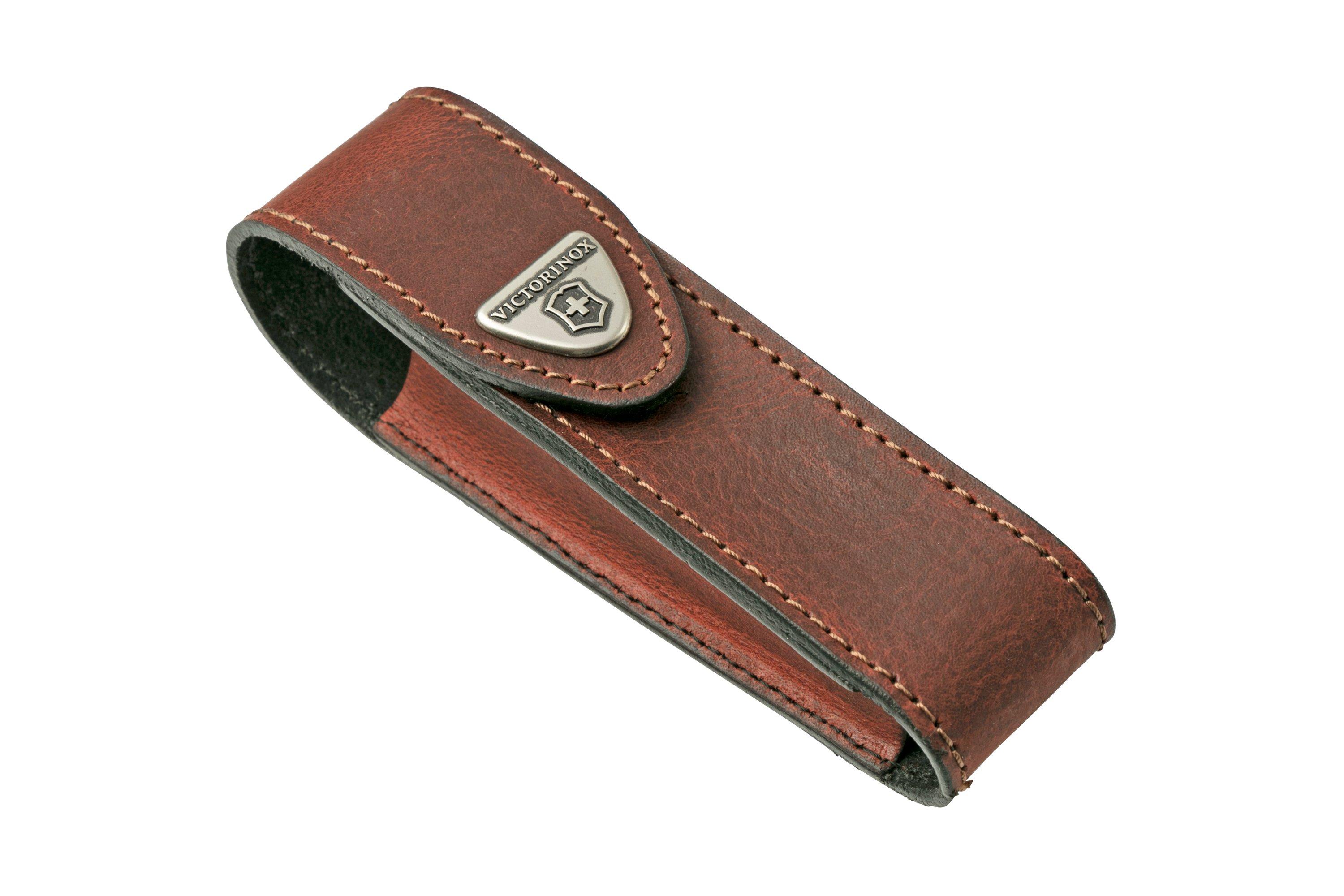 Victorinox belt sheath 4.0547 brown leather Advantageously