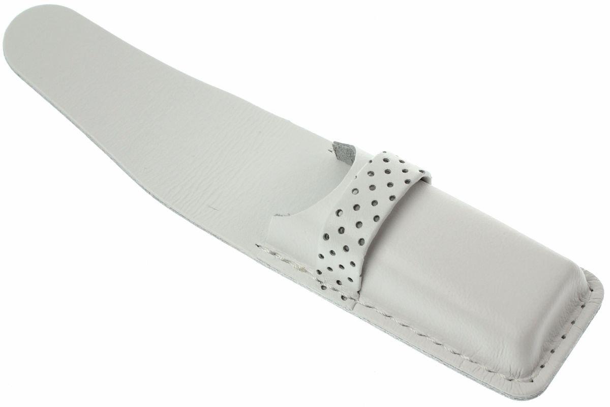 Victorinox leather pocket sheath for Tomo, colour white