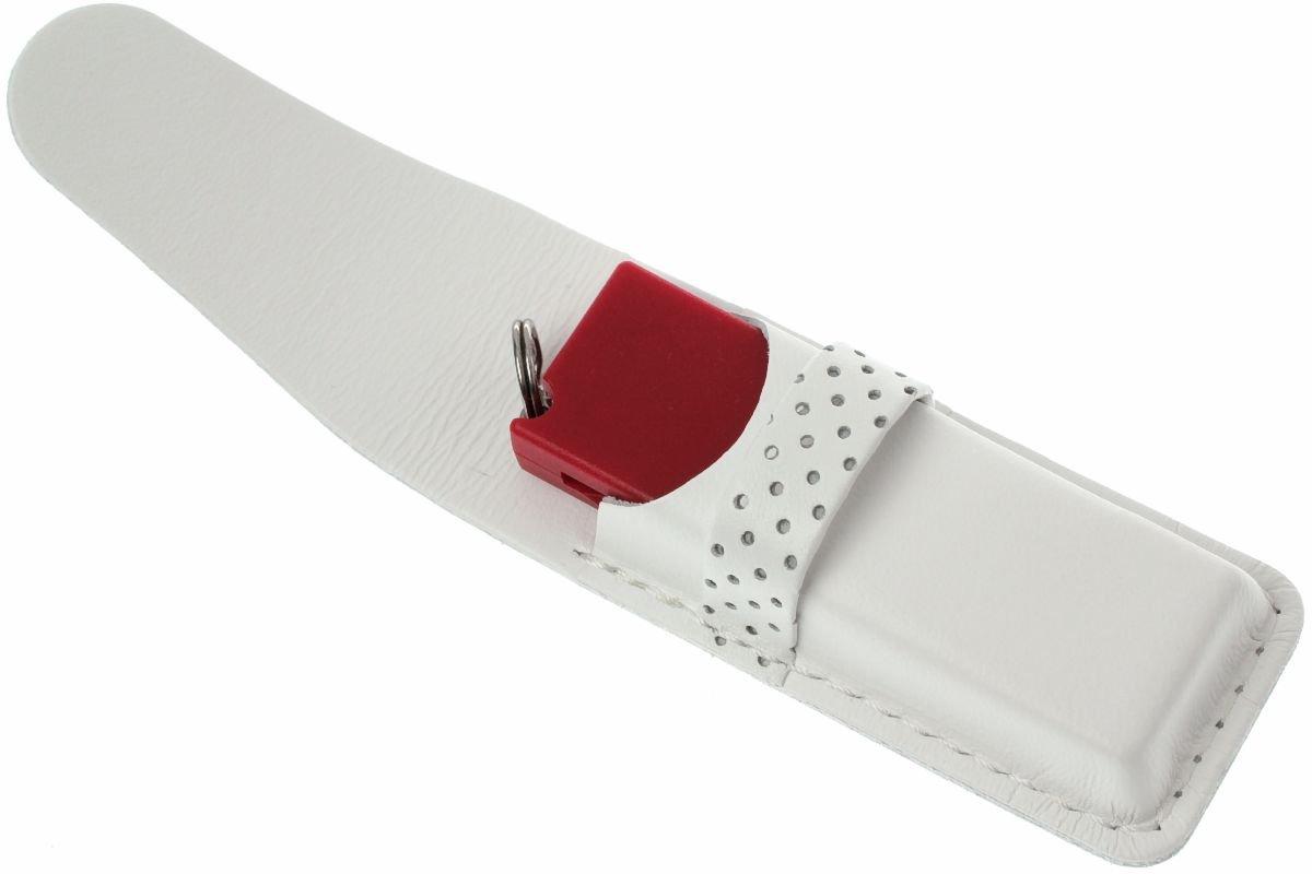 Victorinox leather pocket sheath for Tomo, colour white