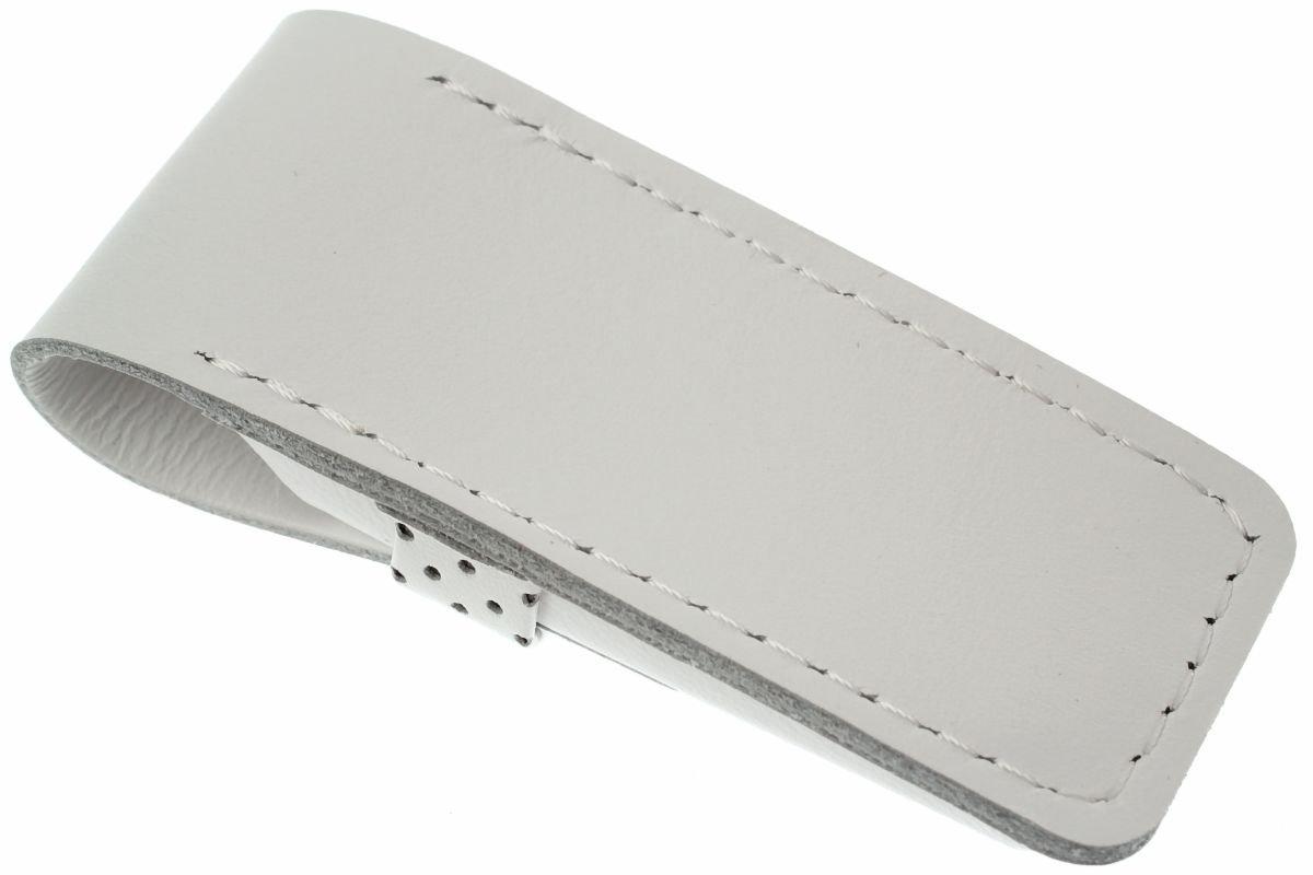 Victorinox leather pocket sheath for Tomo, colour white
