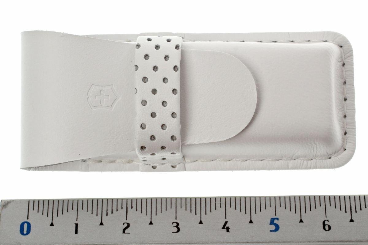 Victorinox leather pocket sheath for Tomo, colour white