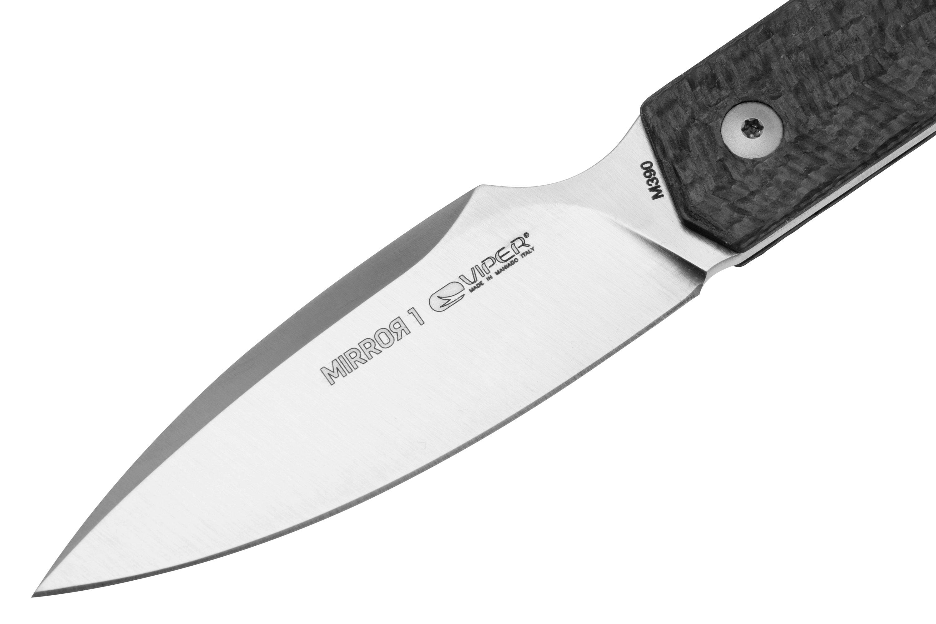 Viper Mirror 1 VT4058CF Böhler M390, Carbon Fiber, faca fixa | Compras ...