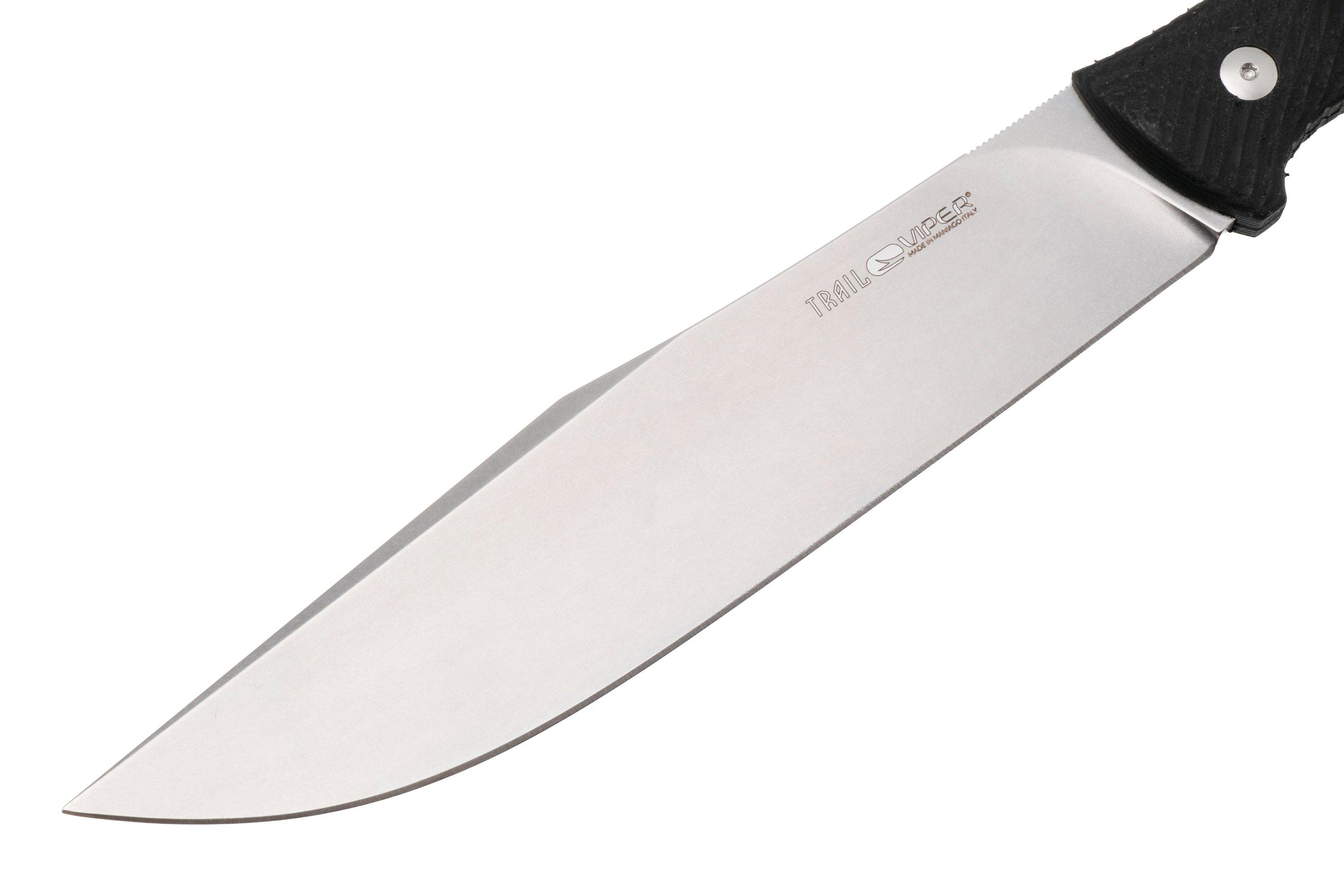 Viper Trail VT4066GG Stonewashed N690, Black SureTouch, fixed